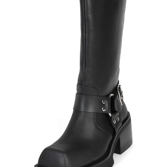 Corrupt Platform Moto Boot Square Toe - Picture 2 of 9